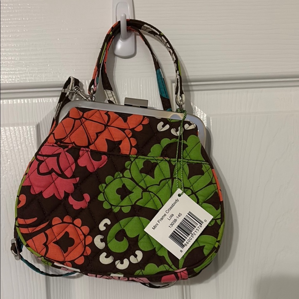 Vera Bradley mini frame Lola Crossbody Bag